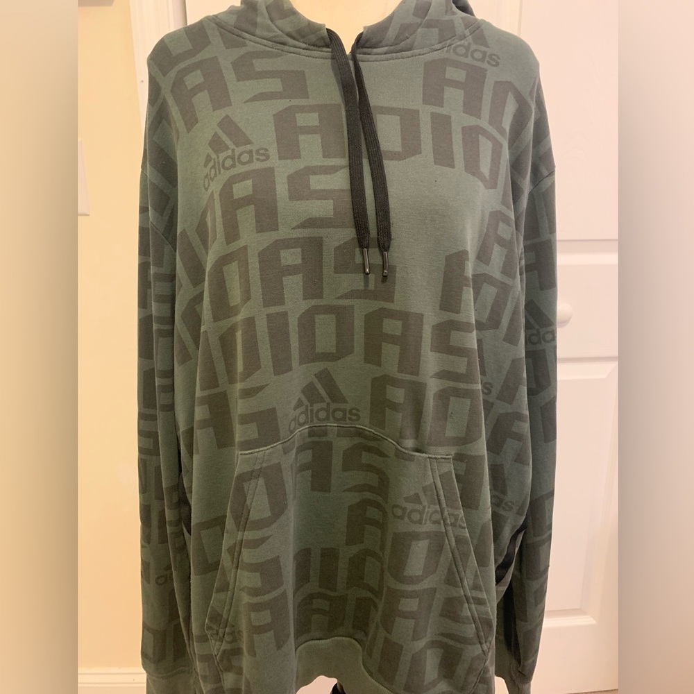 Women’s Adidas hoodie size large. Army green